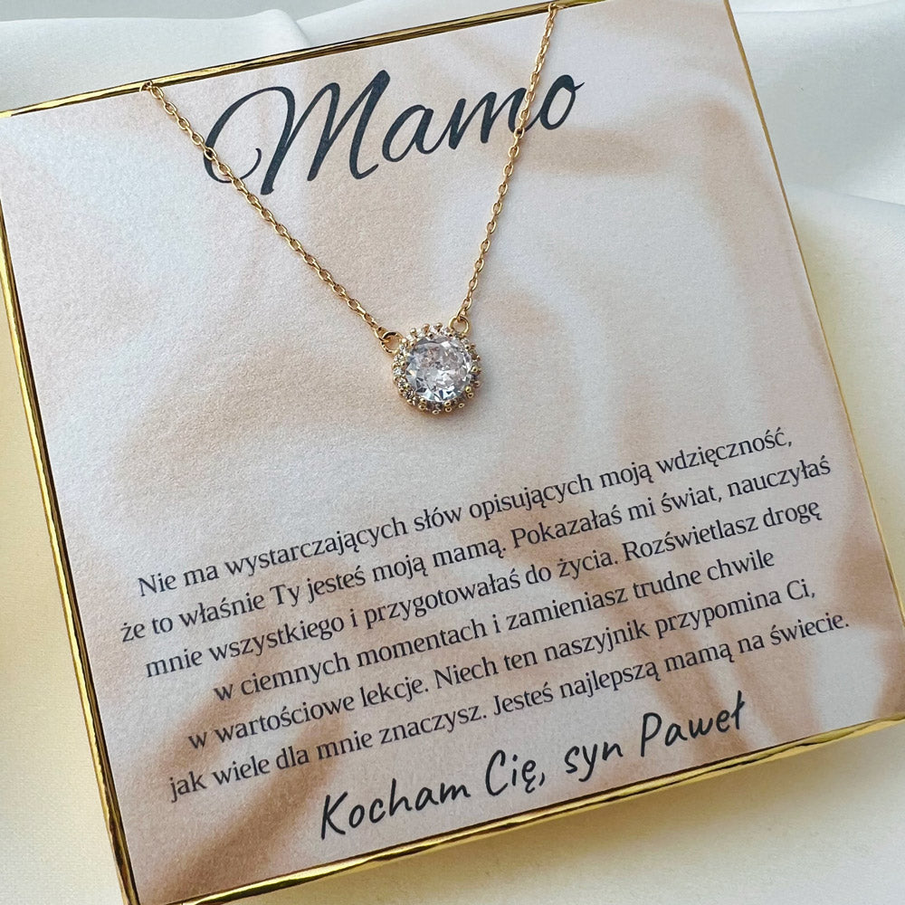 Naszyjnik Dla Mamy od Syna "Zircon Eye"