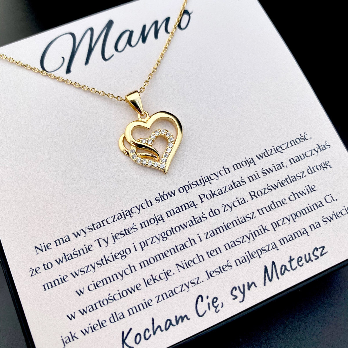 Dla Mamy Od Syna "Serca" SERIA LIMITOWANA