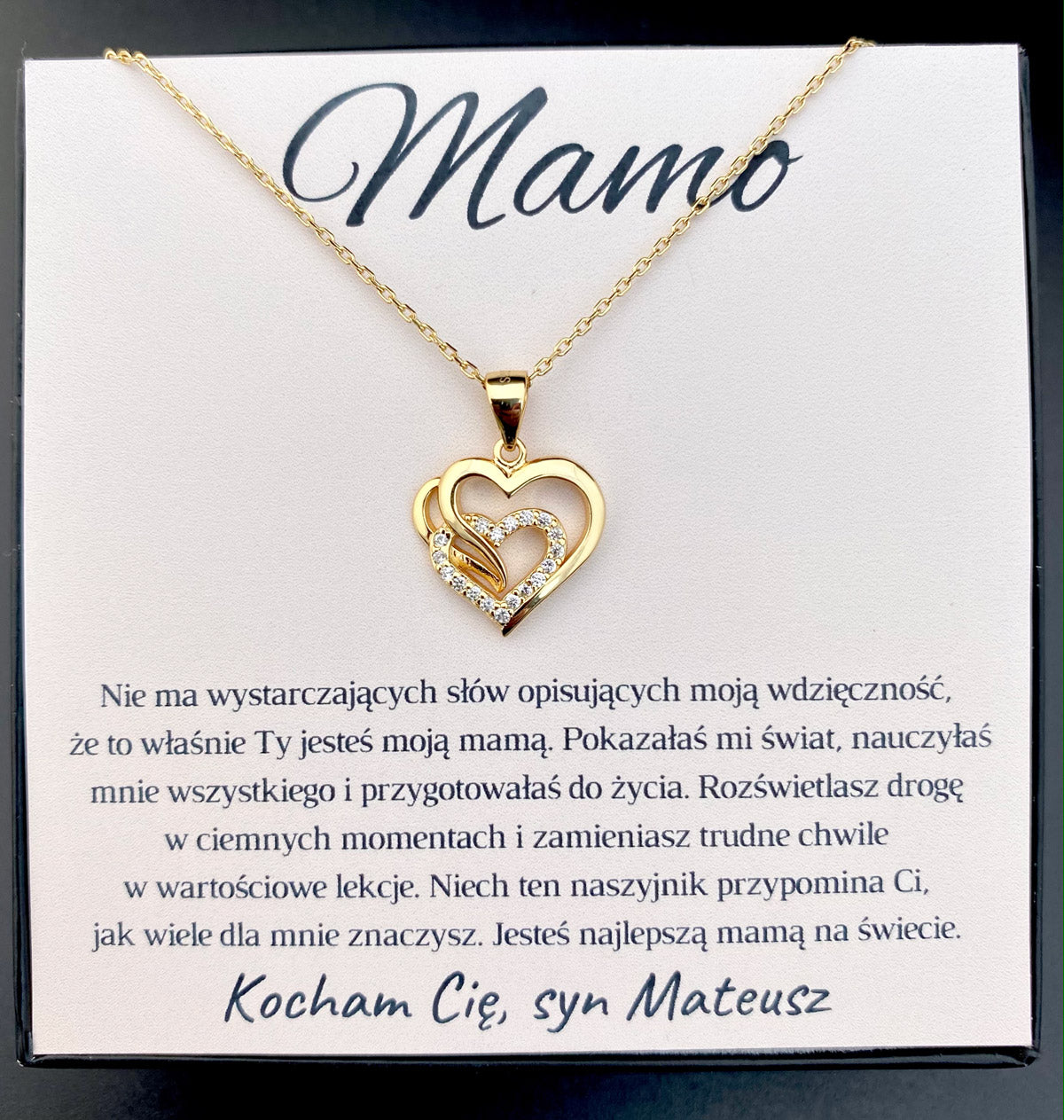 Dla Mamy Od Syna "Serca" SERIA LIMITOWANA
