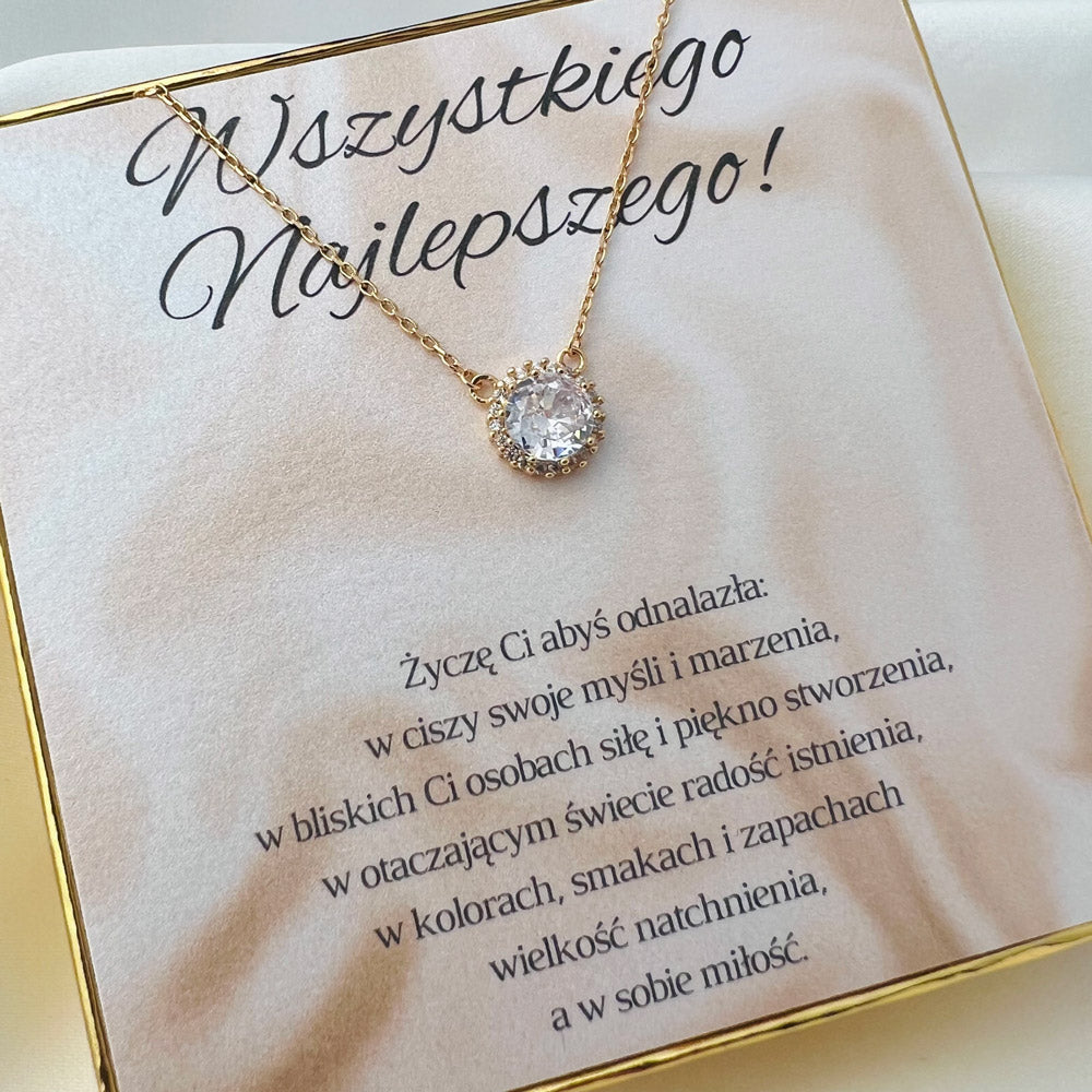 Naszyjnik na Urodziny "Zircon Eye"